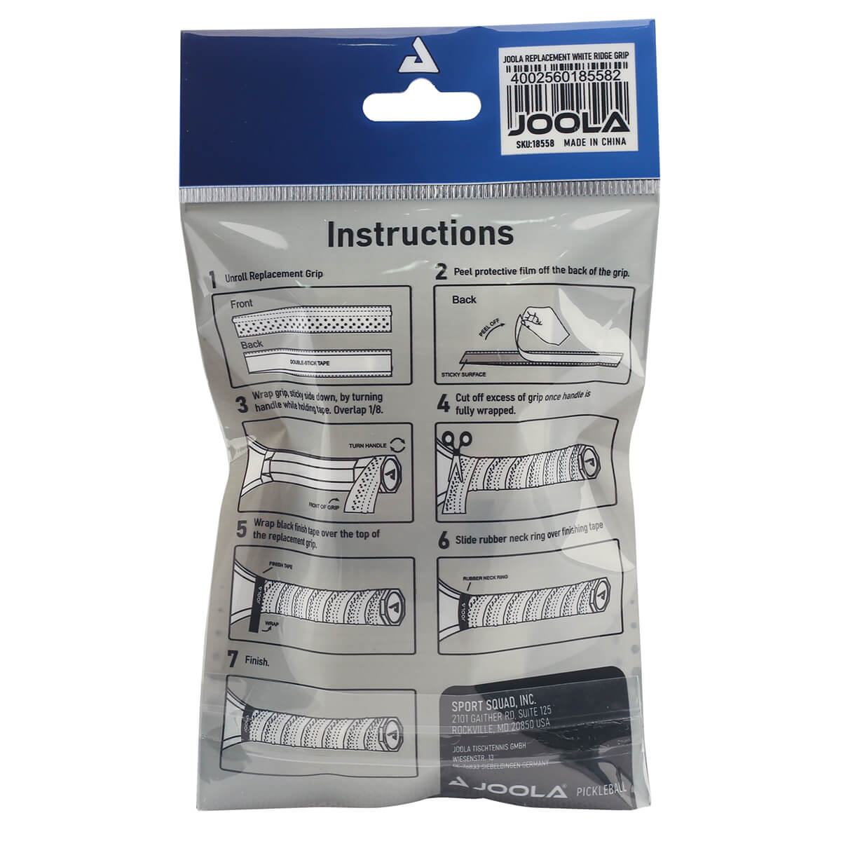 Replacement White Ridge Grip (2 Pack)