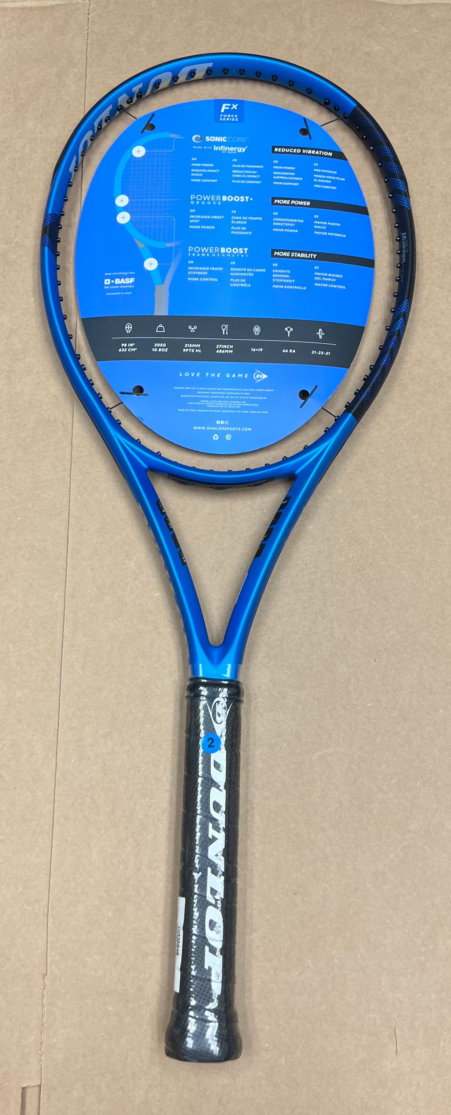 Used - Dunlop FX500 Tour (demo stamp) (4 1/4")