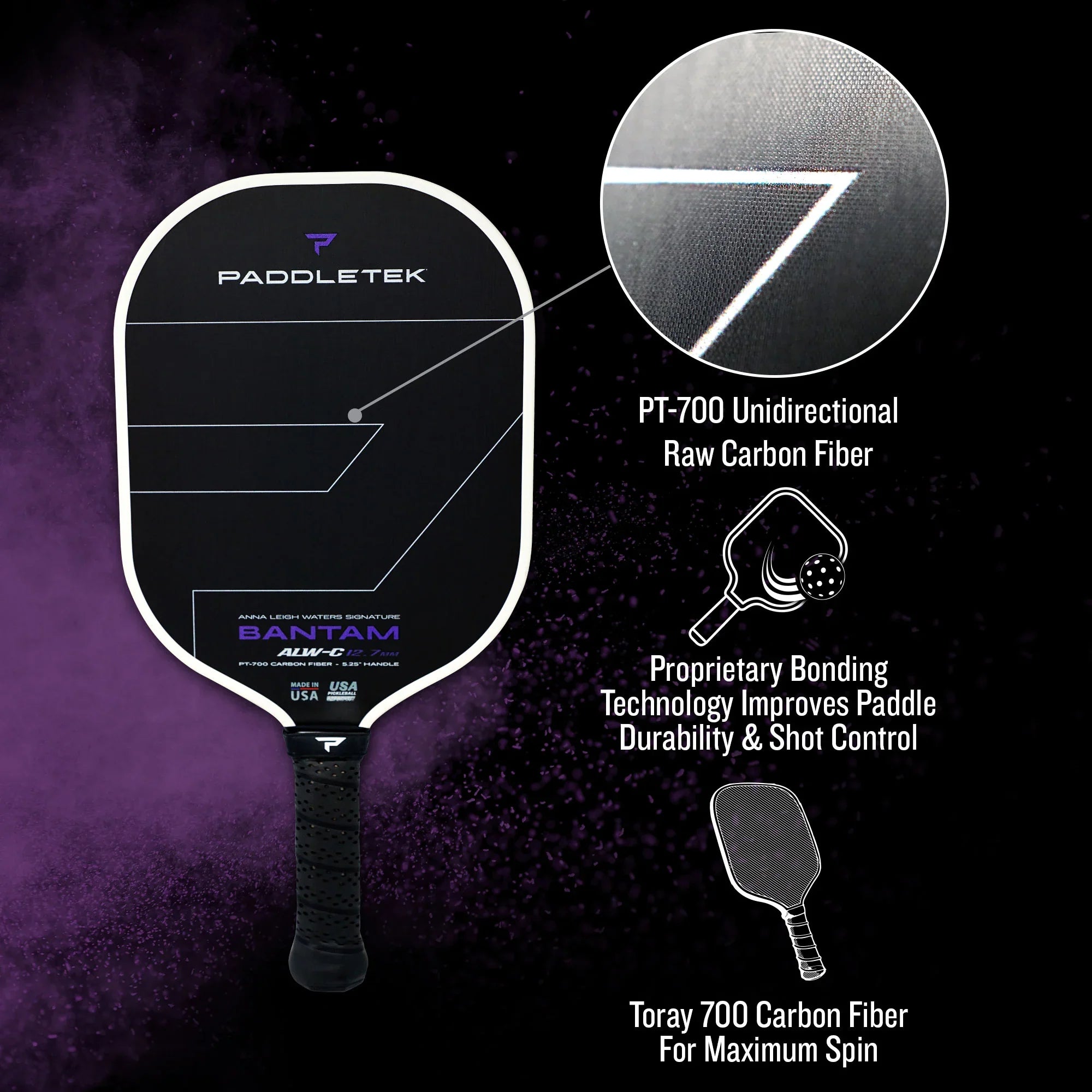 Bantam ALW-C 12.7 Pickleball Paddle