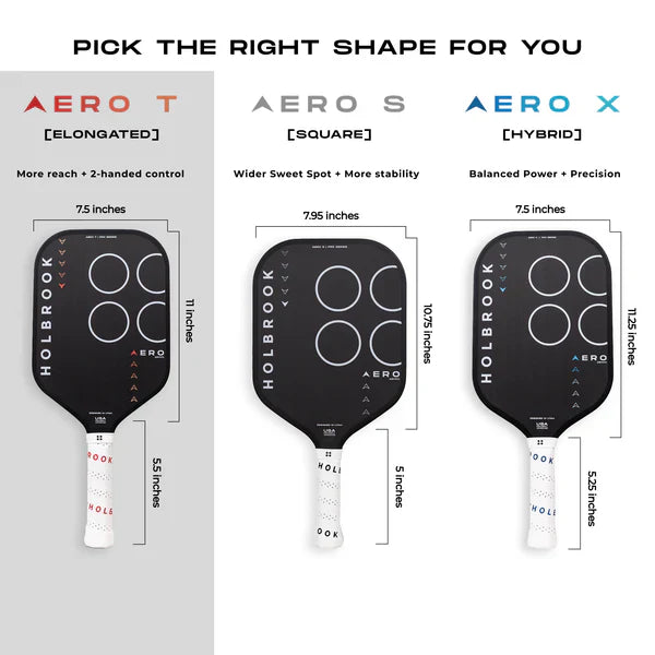 Pro Aero T 16mm Pickleball Paddle