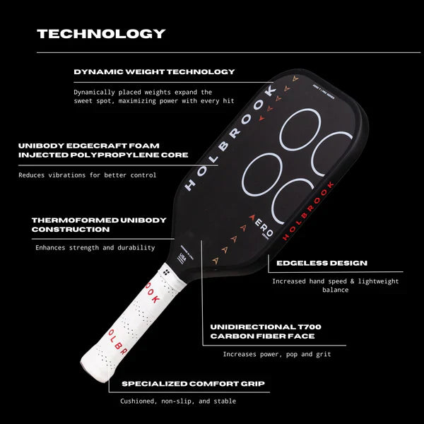 Pro Aero T 16mm Pickleball Paddle