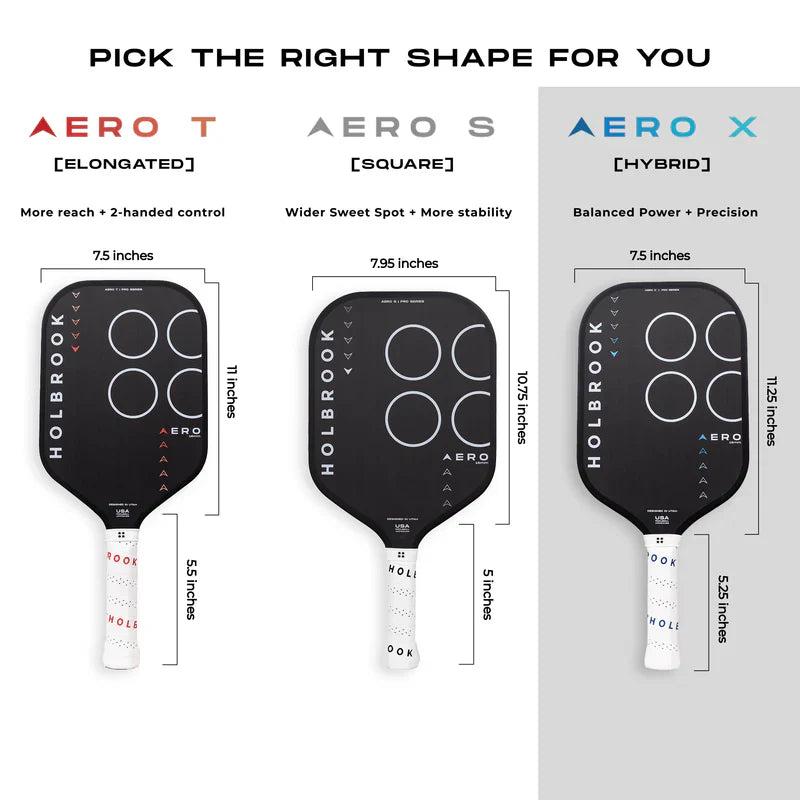 Pro Aero X 16mm Pickleball Paddle